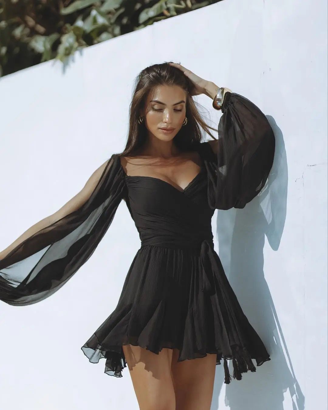 TRACY - JUMPSUIT aus Chiffon